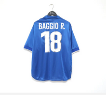 Load image into Gallery viewer, Retro Italy Home Soccer Jersey World Cup 1998 Men Adult MALDINI #3 DEL PIERO #10 BAGGIO R. #18