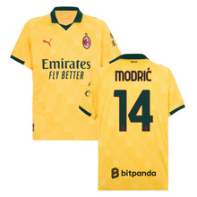 Load image into Gallery viewer, New AC Milan Third Soccer Jersey 2025/2026 Men Adult PULISIC #11 MODRIC #14