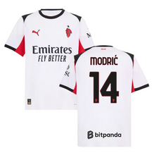 Load image into Gallery viewer, New AC Milan Away Soccer Jersey 2024/2025 Men Adult MODRIC #14