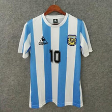 Load image into Gallery viewer, Retro Argentina Home Soccer Jersey 1986 Men Adult MARADONA #10