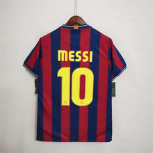 Load image into Gallery viewer, Retro Barcelona Home Soccer Jersey 2009/2010 Men Adult MESSI #10 XAVI #6 A.INIESTA #8