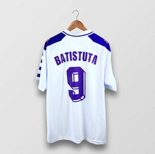 Load image into Gallery viewer, Retro Fiorentina Away Soccer Football Jersey 1998/1999 Men Adult BATISTUTA #9 RUI COSTA #10