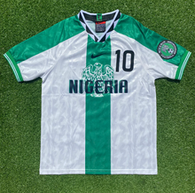 Load image into Gallery viewer, Retro Nigeria Away Soccer Jersey 1996 Men Adult OKOCHA #10