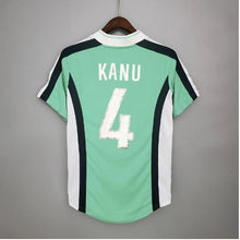 Load image into Gallery viewer, Retro Nigeria Home Soccer Jersey 1998 Men Adult KANU #4 OKOCHA #10
