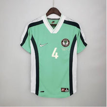Load image into Gallery viewer, Retro Nigeria Home Soccer Jersey 1998 Men Adult KANU #4 OKOCHA #10