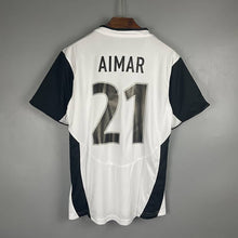 Load image into Gallery viewer, Retro Valencia Home Soccer Jersey 2003/2004 UEFA CUP Final Men Adult AIMAR #21