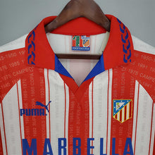 Load image into Gallery viewer, Retro Atletico Madrid Home Soccer Football Jersey 1995/1996 Men Adult