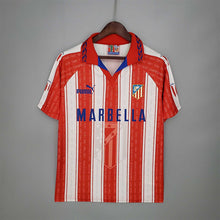 Load image into Gallery viewer, Retro Atletico Madrid Home Soccer Football Jersey 1995/1996 Men Adult
