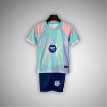 Load image into Gallery viewer, New Barcelona "Dreamwave" Blue Kids Soccer Jersey 2025/2026 Men Adult