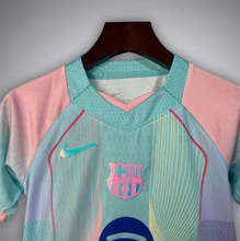 Load image into Gallery viewer, New Barcelona "Dreamwave" Blue Kids Soccer Jersey 2025/2026 Men Adult