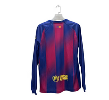 Load image into Gallery viewer, New Barcelona Long Sleeve Home Soccer Jersey 2025/2026 Men Adult