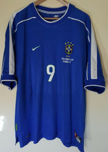 Load image into Gallery viewer, Retro Brazil Away Soccer Football Jersey World Cup 1998 Men Adult RONALDO #9