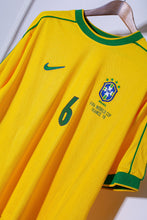 Load image into Gallery viewer, Retro Brazil Home Soccer Football Jersey World Cup 1998 Men Adult R.CARLOS #6