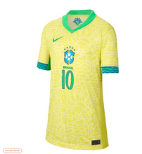 Load image into Gallery viewer, Brazil Home Soccer Football Jersey 2024 Men Adult Fan Version NEYMAR JR #10 VINI JR #20