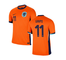 Load image into Gallery viewer, New Netherlands Home Soccer Jersey EURO 2024 Men Adult VIRGIL #4 MEMPHIS #10 GAKPO #11