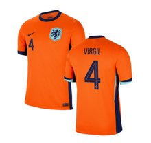 Load image into Gallery viewer, New Netherlands Home Soccer Jersey EURO 2024 Men Adult VIRGIL #4 MEMPHIS #10 GAKPO #11