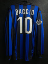 Load image into Gallery viewer, Retro Inter Milan Home Long Sleeve Soccer Jersey 1998/1999 Men Adult BAGGIO #10