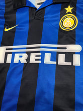 Load image into Gallery viewer, Retro Inter Milan Home Long Sleeve Soccer Jersey 1998/1999 Men Adult RONALDO #9