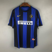 Load image into Gallery viewer, Retro Inter Milan Home Soccer Jersey 1999/2000 Men Adult Roundneck RONALDO #9