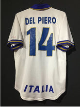 Load image into Gallery viewer, Retro Italy Away Soccer Jersey 1996 Men Adult MALDINI #3 DEL PIERO #14 ZOLA #21