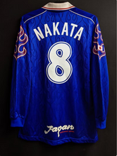 Load image into Gallery viewer, Retro Japan Home Long Sleeve Soccer Jersey World Cup 1998 Men Adult NAKATA #8