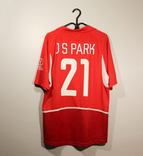 Load image into Gallery viewer, Retro South Korea Home Soccer Jersey World Cup 2002 Men Adult J S PARK #21