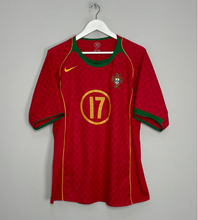 Load image into Gallery viewer, Retro Portugal Home Soccer Football Jersey Final EURO 2004 Men Adult C.RONALDO #17