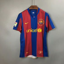 Load image into Gallery viewer, Retro Barcelona Home Soccer Jersey 2007/2008 50th Anniversary Men Adult