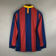 Load image into Gallery viewer, Retro Barcelona Home Long Sleeve Soccer Jersey 2010/2011 Men Adult