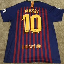 Load image into Gallery viewer, Retro Barcelona Home Soccer Jersey 2018/2019 Men Adult MESSI #10