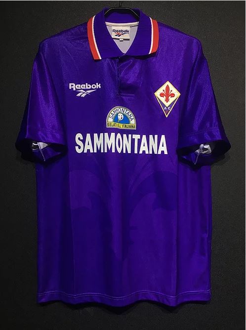 Retro 95-96 Fiorentina Third Red Jersey - Kitsociety