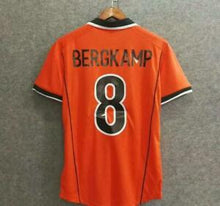 Load image into Gallery viewer, Retro Holland Netherlands Soccer Jersey 1998 Men Adult BERGKAMP #8
