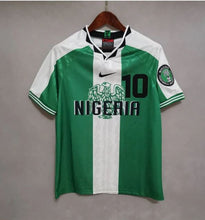 Load image into Gallery viewer, Retro Nigeria Home Soccer Jersey 1996 Men Adult OKOCHA #10