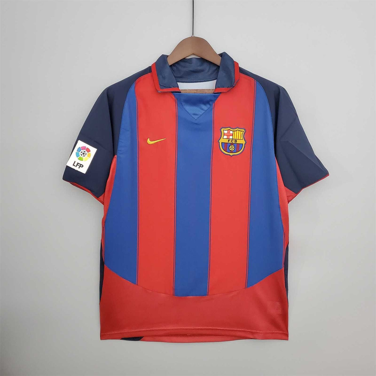 finekeys Retro Barcelona Home Soccer Jersey 2007/2008 50th Anniversary Men Adult Ronaldinho #10 XXL / Ronaldinho #10