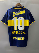 Load image into Gallery viewer, Retro Boca Juniors Home Soccer Jersey 1997/1998 Men Adult MARADONA #10