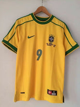 Load image into Gallery viewer, Retro Brazil Home Soccer Football Jersey World Cup 1998 Men Adult RONALDO #9
