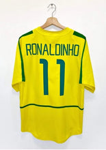 Load image into Gallery viewer, Retro Brazil Home Soccer Football Jersey World Cup 2002 Men Adult RONALDINHO #11