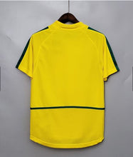 Load image into Gallery viewer, Retro Brazil Home Soccer Football Jersey World Cup 2002 Men Adult