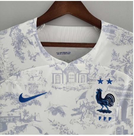 New France Away Soccer Jersey World Cup 2022 Men Adult Mbappe #10 Benzema #19