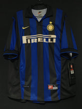 Load image into Gallery viewer, Retro Inter Milan Home Soccer Jersey 1998/1999 Men Adult BAGGIO #10