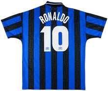 Load image into Gallery viewer, Retro Inter Milan Home Soccer Jersey 1997/1998 Men Adult RONALDO #10