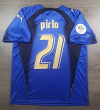 Load image into Gallery viewer, Retro Italy Home Soccer Jersey World Cup 2006 Men Adult PIRLO #21
