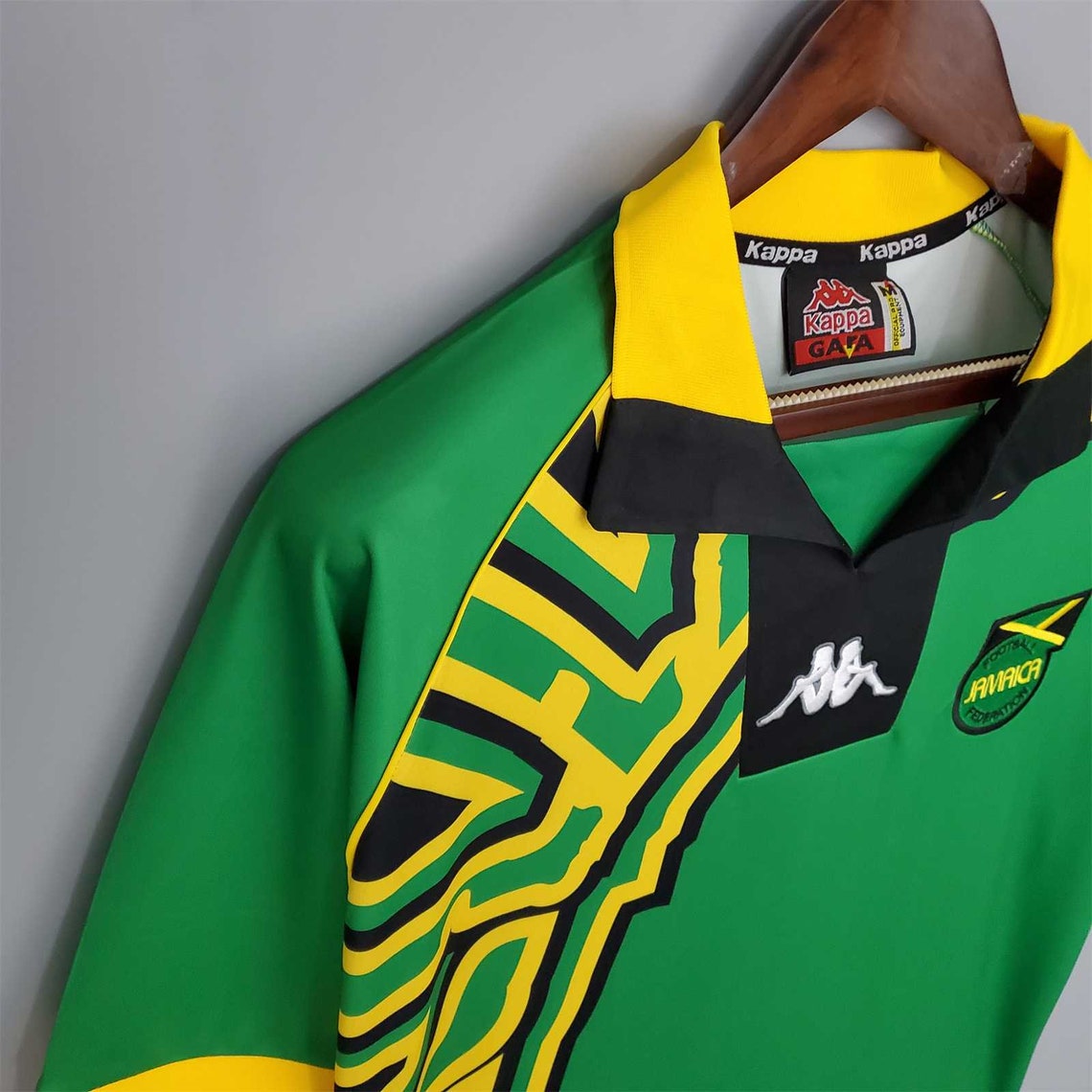 Retro Jamaica Football Soccer Jersey 1998 World Cup 