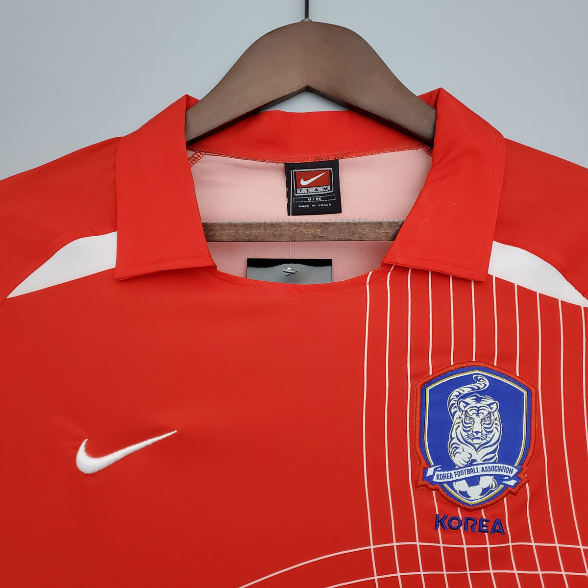 2002 South Korea Away White Retro Soccer Jersey