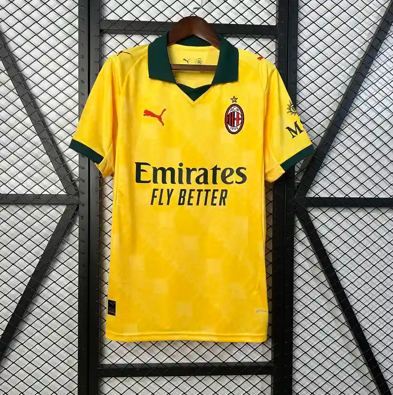 New AC Milan Third 3rd Soccer Jersey 2025/2026 Men Adult Fan Version