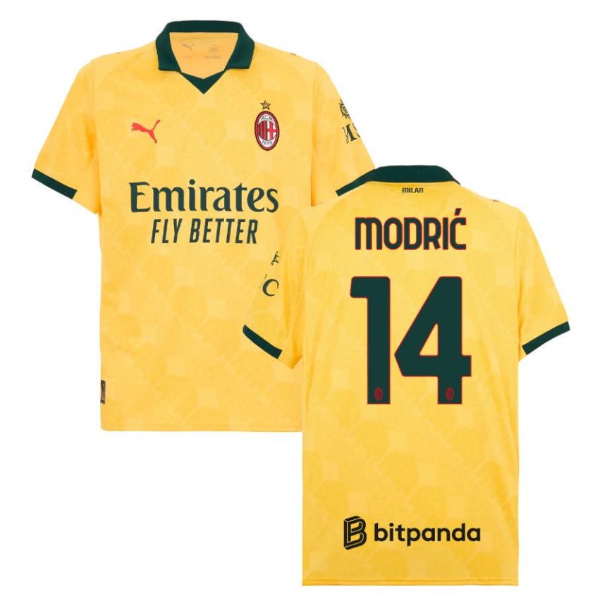 New AC Milan Third Soccer Jersey 2025/2026 Men Adult PULISIC #11 MODRIC #14