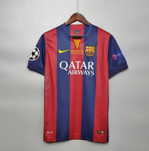 Load image into Gallery viewer, Retro Barcelona Home Soccer Jersey Final UCL 2014-2015 Men Adult MESSI #10 A.INIESTA #8 NEYMAR JR #11
