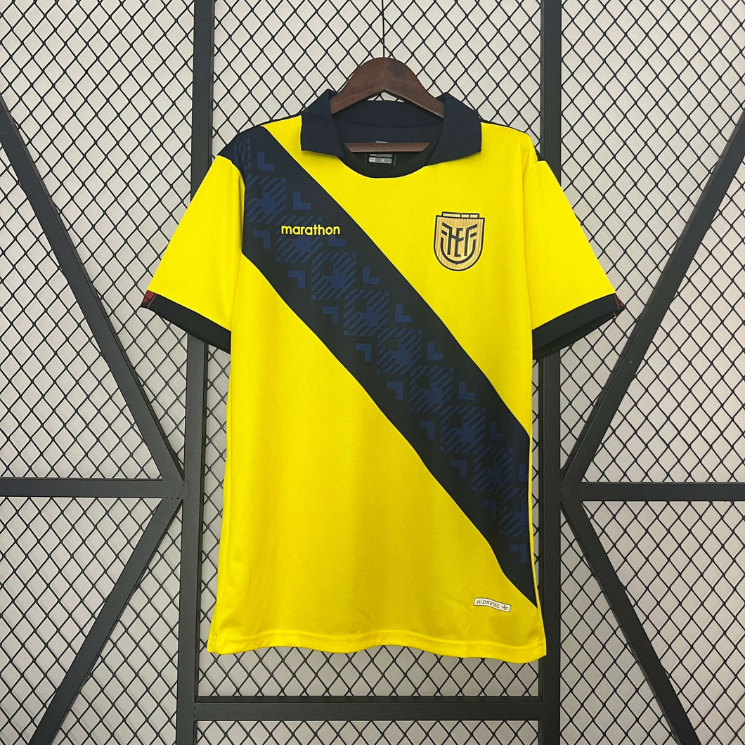 New Ecuador Home Soccer Football Jersey 2024/2025 Men Adult Fan Version