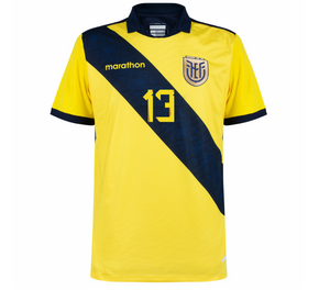 New Ecuador Home Soccer Football Jersey 2024/2025 Men Adult E.VALENCIA #13