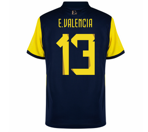 New Ecuador Home Soccer Football Jersey 2024/2025 Men Adult E.VALENCIA #13